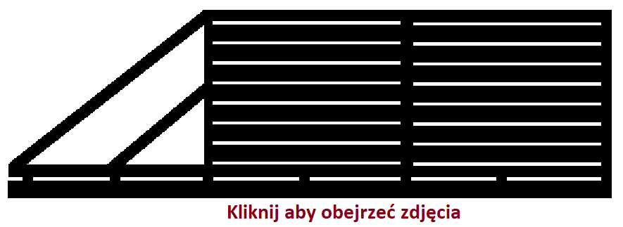 Brama przesuwna palisadowa